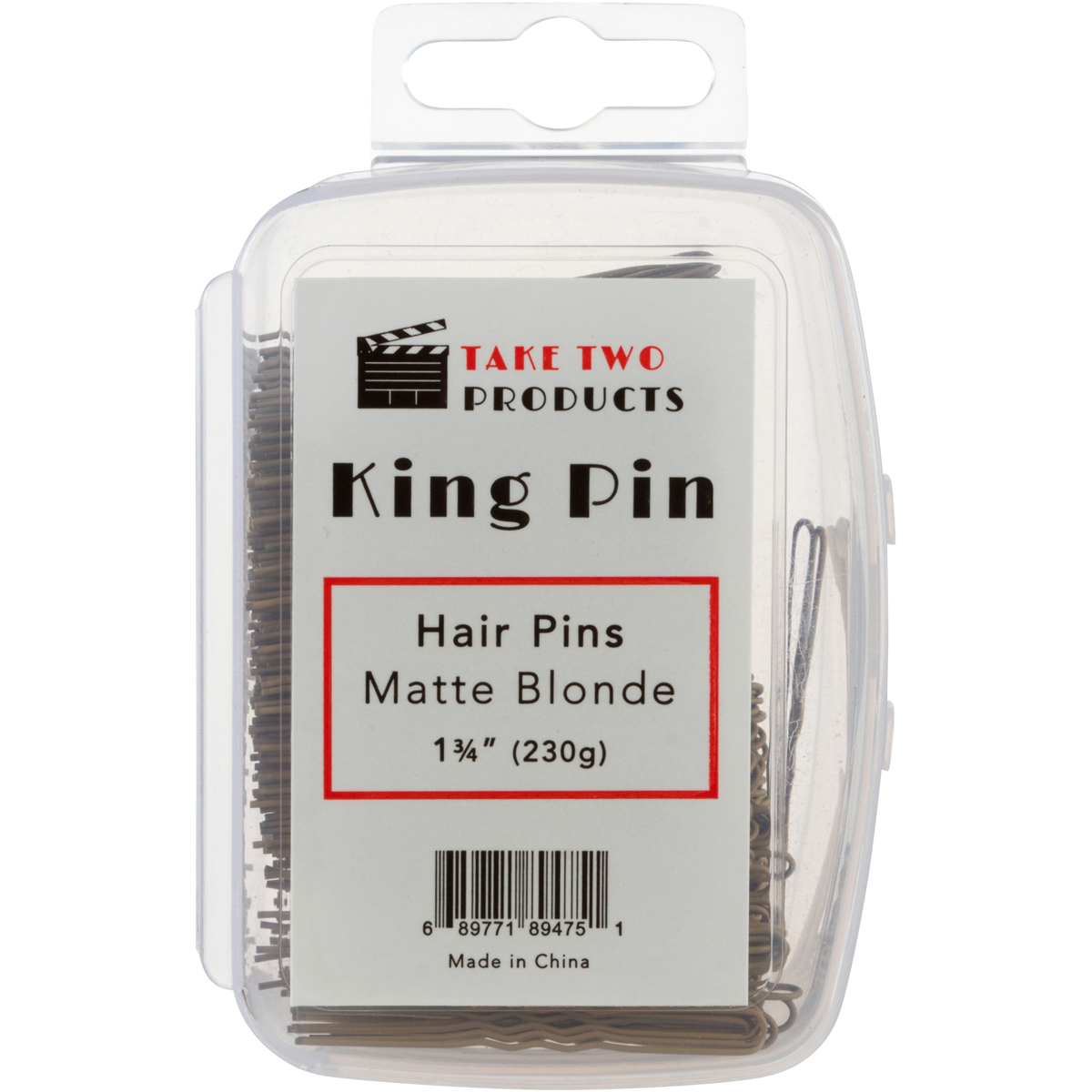 Kingpin Hair Pin Blonde 1.75″ (Ball-Free)