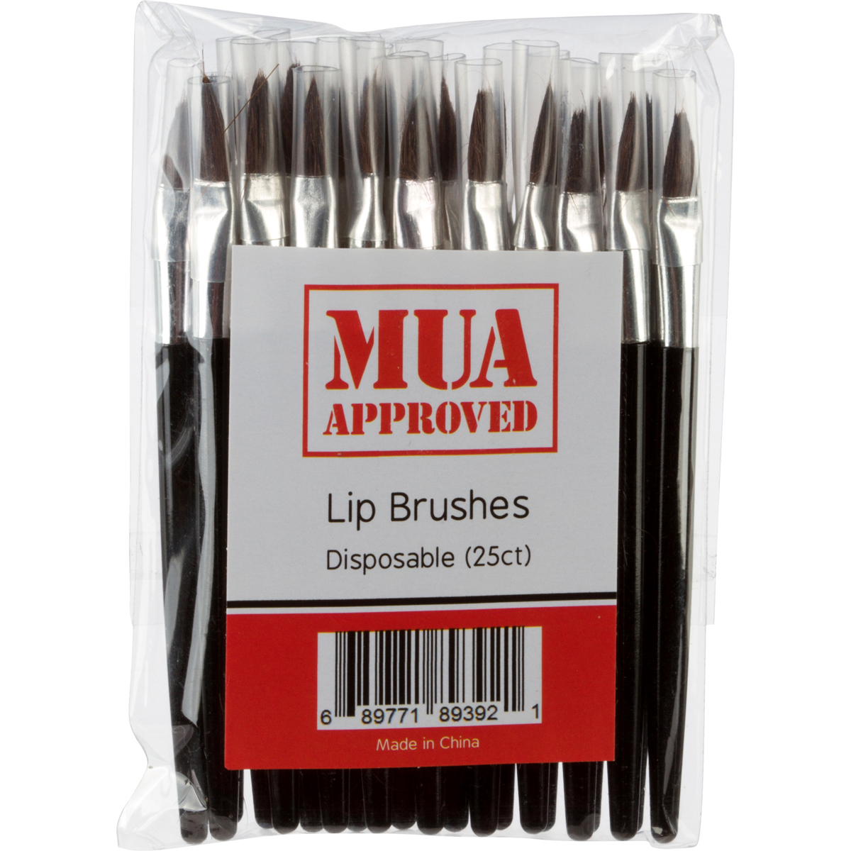 MUA Approved Disposable Lip Brush 25ct