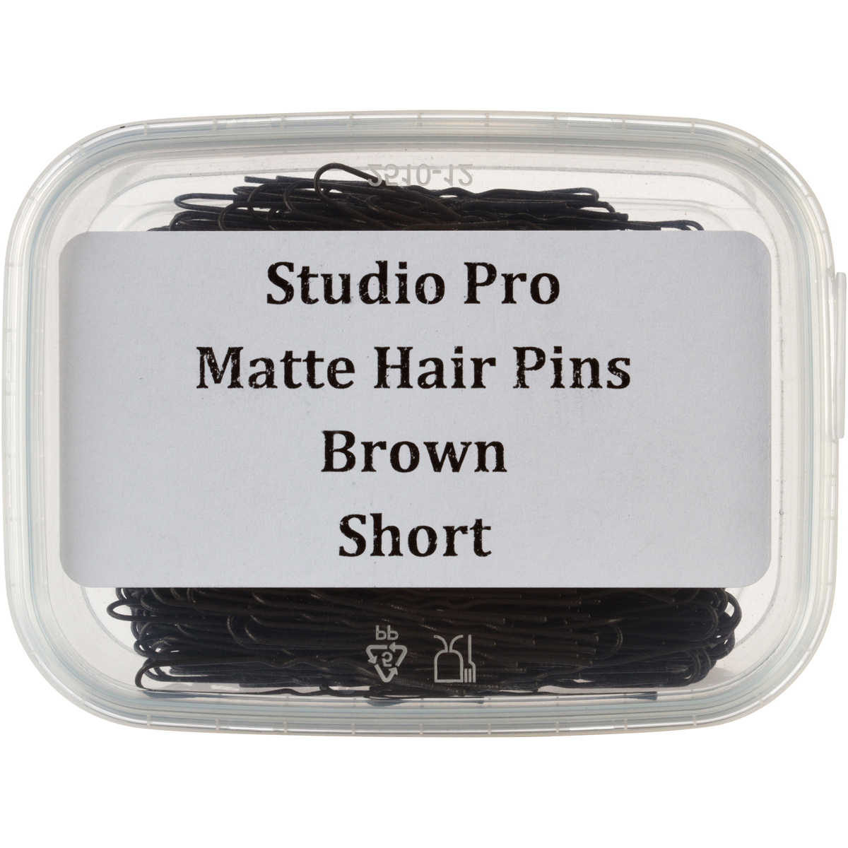 Studio Pro Matte Hair Pins Brown Short